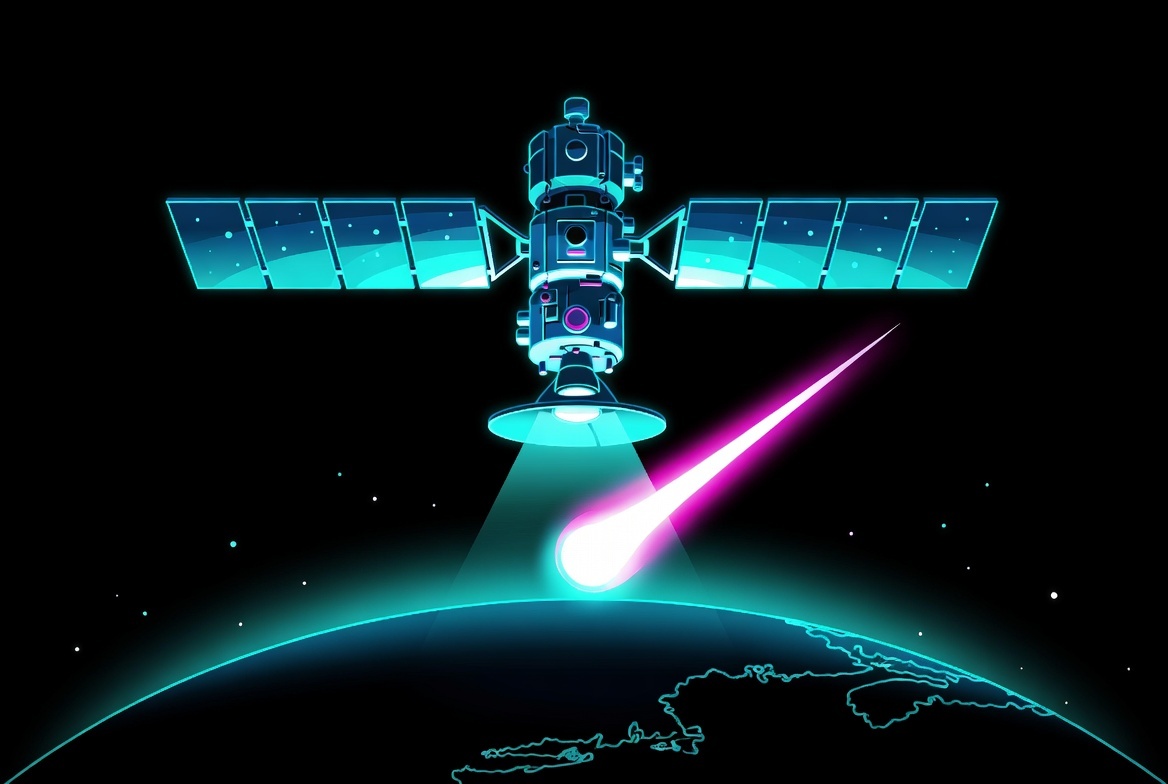 Satellite in Space
